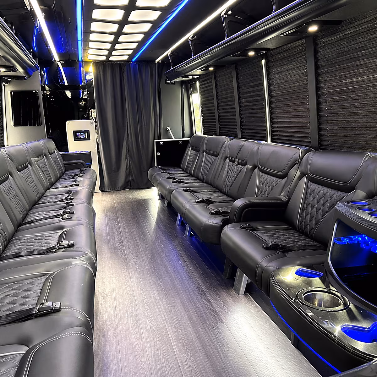 quincy sporting event party bus rental