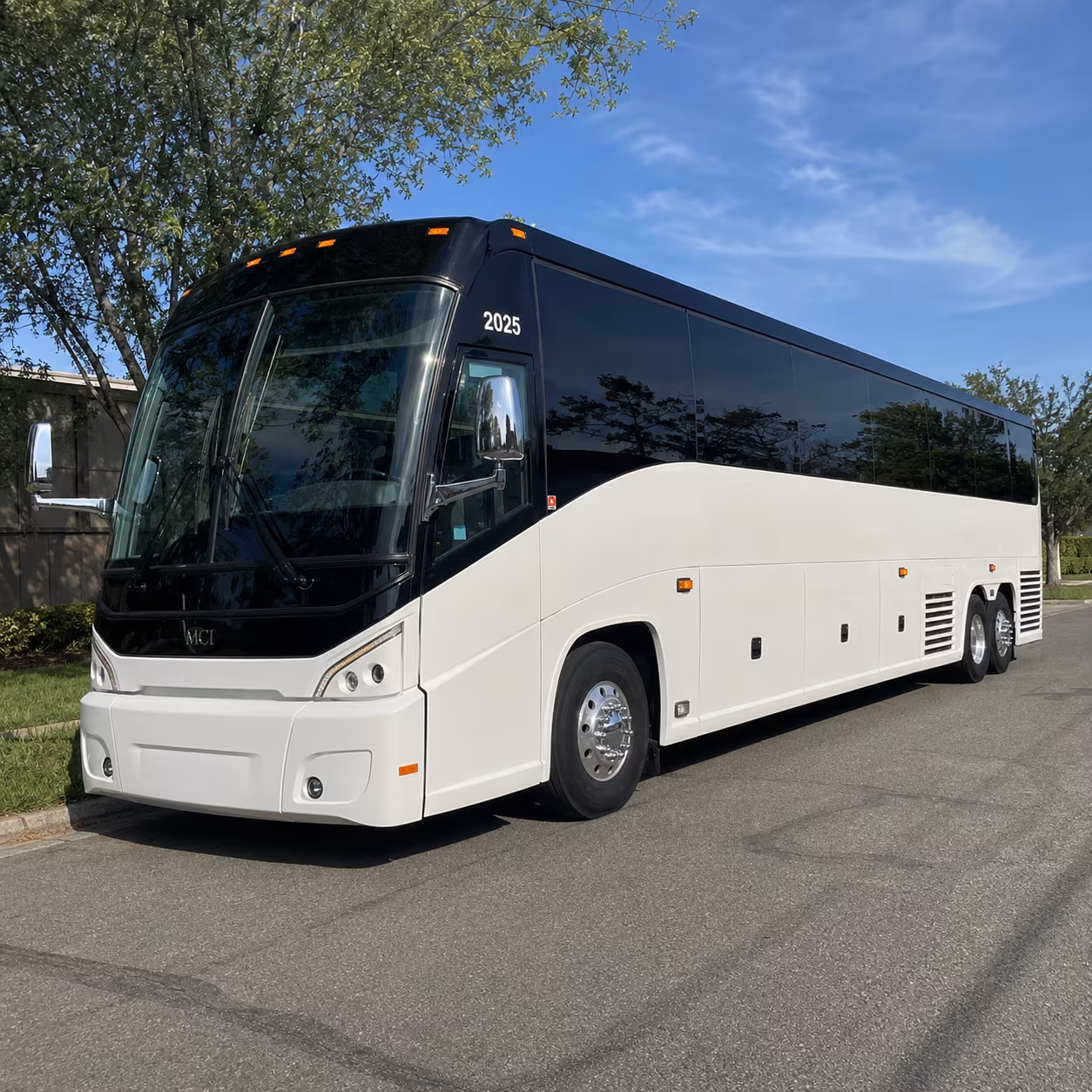 youth group and confirmation class buses serving quincy